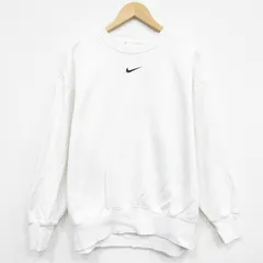 XL/古着 ナイキ NIKE 長袖 スウェット メンズ ワンポイントロゴ センタースウォッシュ 大きいサイズ クルーネック 白【spe】 25nov15