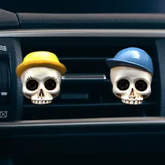 新品未使用 帽子ゴーストアロマ レジン製ハロウィン装飾 車用輸出向けアロマ工芸品ペンダント