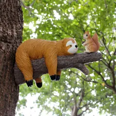 新品未使用 新款 リスペンダント 屋外花壇芝生用レジン装飾 アート風景観ペンダント