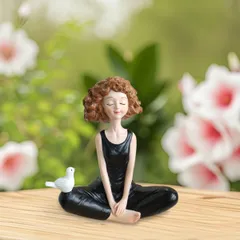 新品未使用 黒人女性用ピース ヨガ瞑想ゲストミステリーワインセット ホームデコレーション