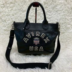 美品 AVIREX アビレックス VARSITY 本革レザー ボディバッグ - メルカリ