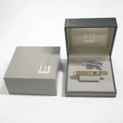 dunhill ダンヒル ネクタイピン タイバー ゴールド×ブラック ヴィンテージ 西ドイツ製 MADE IN WEST GERMANY タグ付き 純正ボックス ビジネス フォーマル