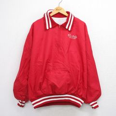 80s BIKE USA製 ナイロンプルオーバージャケット レッド RFK - メルカリ