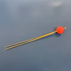 珊瑚玉 サンゴ 簪 かんざし 和装小物 髪飾り  ヴィンテージ