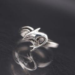 L474 ターコイズ トルコ石 リング フラワー デザイン シルバー 指輪