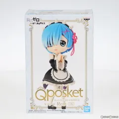 レム A(ブルー) Q posket-Rem- Re:ゼロから始める異世界生活 フィギュア プライズ(39788) バンプレスト