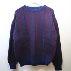 古着 vintage ニット セーター 総柄 ストライプ