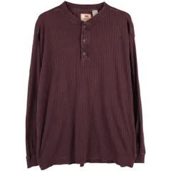 古着 リーバイス Levi's ヘンリーネック ロングTシャツ ロンT メンズL相当/eaa608334のサムネイル