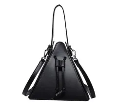 【人気商品】手提げバッグ PUレザー 肩掛け ビジネス 三角バッグ カジュアル カバン ショルダー バッグ 収納可能 シンプル 大容量 大人 ハンドバッグ レディース 軽量 ショルダーバッグ ファッション [JIANGWEI]