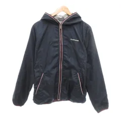 コンバース CONVERSE 美品 ウィンドブレーカー ジャケット ブルゾン L 紺 ネイビー フード付き /NL ■GY60