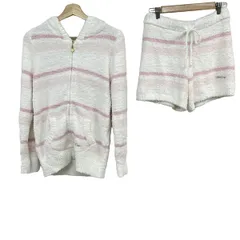 gelato pique(ジェラートピケ) レディースパンツセットアップ レディース美品  - 白×ピンク ボーダー