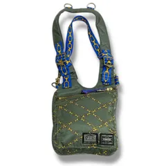 ARIES × PORTER アリーズ ポーター コラボ HRNS BAG ハーネスバッグ ショルダーバッグ チェーン柄 カーキ グリーン 緑 レディース ゴーゴー古着マルイ北千住店 24 No.1565のサムネイル
