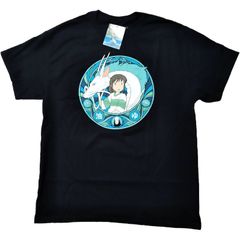 千と千尋の神隠し　Tシャツ　Lサイズ　黒　アニメT　スタジオジブリ　新品