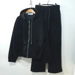 FW新作) コーデュロイ 起毛 フードジップアップ セット 3color