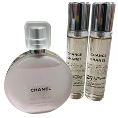 180053 現状品 CHANEL シャネル CHANCE オータンドゥル  EDT リフィル 20mlx2本 ＆ ヘアミスト 35ml レディース 3点まとめ売り