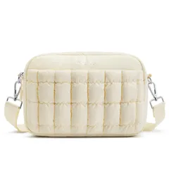 【人気商品】ファッション クラッチ ショルダー キルティング カジュアル 小型ウォレット ハンドバッグ 軽量 クロスボディバッグ ダウン (ブラック) レディース [G4Free]