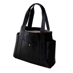 【新着商品】キャンバス ショルダーバッグ レディース トートバッグ ハンドバッグ 大容量 無地 キャンパストート a4 キャンバス [huimei] 仕切りトート 帆布バッグ 斜めかけバッグ 通勤 通学