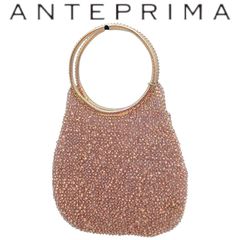 ANTEPRIMA アンテプリマ ワイヤーバッグ ラウンド型 ピンク 縦型