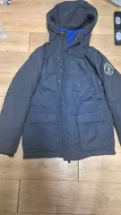 アバクロンビー メンズ ネイビー ダウン S (韓国国内 M)