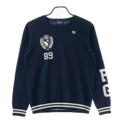 サイズ：0 PEARLY GATES パーリーゲイツ  カシミヤ 長袖ニットセーター  ネイビー系 [240101599522] ゴルフウェア レディース ストスト