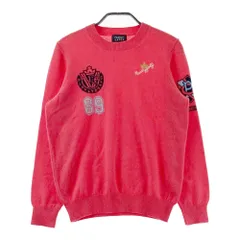 サイズ：0 PEARLY GATES パーリーゲイツ  カシミヤ 長袖ニットセーター  オレンジ系 [240101607956] ゴルフウェア レディース ストスト