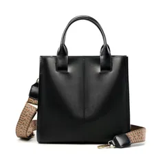 【新着商品】ハンドバッグ 本革 レディース 2way ショルダーバッグ [MFFOR] トートバッグ ストラップ2種類付き 底鋲付き スクエア型 フォーマル 大容量 高見え カジュアル おしゃれ 斜め掛け 肩掛け 手持ち 通勤 人気