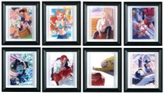 ONE PIECE 윈도우 아트 컬렉션 2 총 8 종 세트
