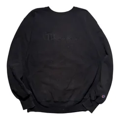 90s チャンピオン ブラック リバースウィーブ スウェット ヴィンテージ【XLサイズ】