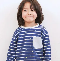 SLAP SLIP【スララク/防汚加工/オーガニックコットン】わくわくデザイン男の子長袖Tシャツ(80~130cm)