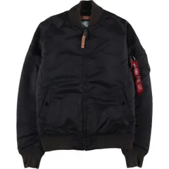 古着 民間品 アルファ ALPHA MA-1タイプ 中綿入り ミリタリー フライトジャケット メンズM相当/eaa579152のサムネイル