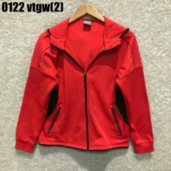 プーマ 赤 ジップアップ フリース ジャケット m