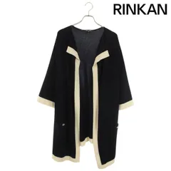 シャネル  P555369K07271 ココマークボタンカシミヤロングカーディガン レディース 42