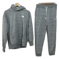 THE NORTH FACE(ノースフェイス) メンズセットアップ メンズ美品  - ライトグレー×黒×白 ロゴプリント