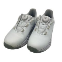 中古 セントアンドリュース StANDREWS ベルト 白 ホワイト ロゴ