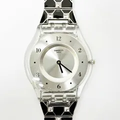◆中古状態良好◆Swatch【スウォッチ】レディース腕時計 プラスチック ステンレス ラインストーン クオーツ M1580