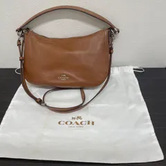 ®️ COACH コーチ 37018 レザー アクセサリーポーチ ショルダーバック ハンドバック 2way ブラウン