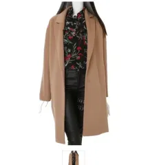 エゴイスト カシミア KARA ロングコート 55 キャメルベージュ