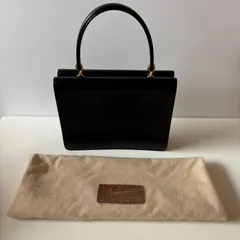 濱野皮革工藝 Hamano Tokyo ハンドバッグ ブラック フォーマルバッグ 皇室御用達   ■