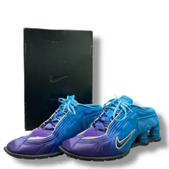 27.5cm NIKE × MARTINE ROSE Women's SHOX MR4 スニーカー ブルー DQ2401-400