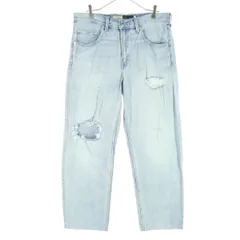 LEVI'S SilverTAB リーバイスシルバータブ ダメージ加工 デニムパンツ w32 ブルー系 メンズ 古着