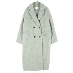 美品 MURUA ムルーア 長袖 チェスターコート S グレー レディース 古着