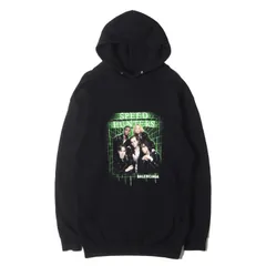 BALENCIAGA バレンシアガ パーカー ブラック 黒 サイズ:XS | スピードハンターズ オーバーサイズ スウェットパーカー (Speed Hunter oversized Hooded) | トップス フーディー プルオーバー【メンズ】【中古】のサムネイル