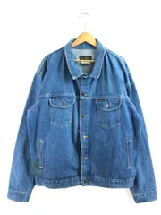 【現状渡し品】Eddie Bauer エディー・バウアー 80's DENIM JACKET P191 3725 80年代 デニムジャケット Gジャン 黒タグ 【146-260122-rt-04-tag】