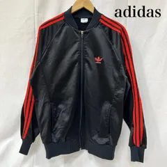 アディダス トラックジャケット トラックトップ ジャージ ブラック白タグ 70S トレフォイルロゴ メンズ L ISItems【USED】【古着】【中古】50151337