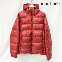 モンベル ライトアルパイン ダウン Lサイズ レッド - メルカリ
