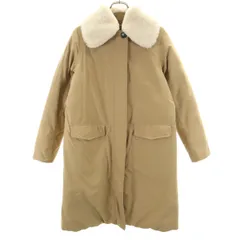 AIGLE エーグル ダウンコート M ベージュ レディース 古着
