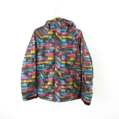 バックスポット VAXPOT スノーボードウェア ジャケット 長袖 総柄 黒 L *T250