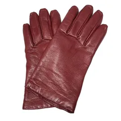 Sermoneta gloves(セルモネータグローブス) 手袋 レディース - レッド レザー