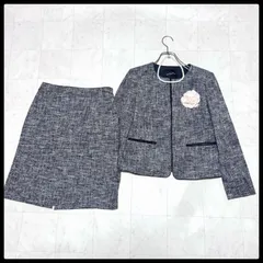 グリーンレーベルリラクシング ツイード セットアップ スカート 38 セレモニースーツ　ママスーツ