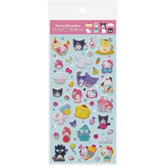 【エムプラン】 限定 シール サンリオキャラクターズ ラメ入り樹脂もり キャラクターミックス シンプルかわいい！ 001797-52